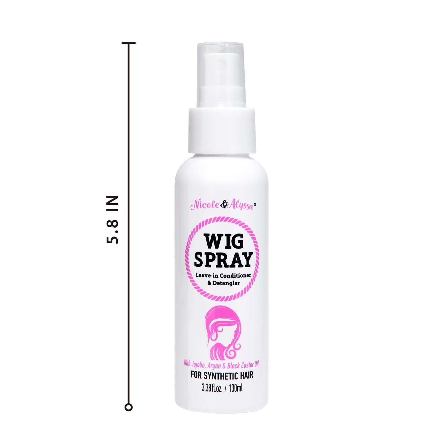 Moisturizing Wig Spray Leave-in Conditioner for Synthetic Hair Travel Size