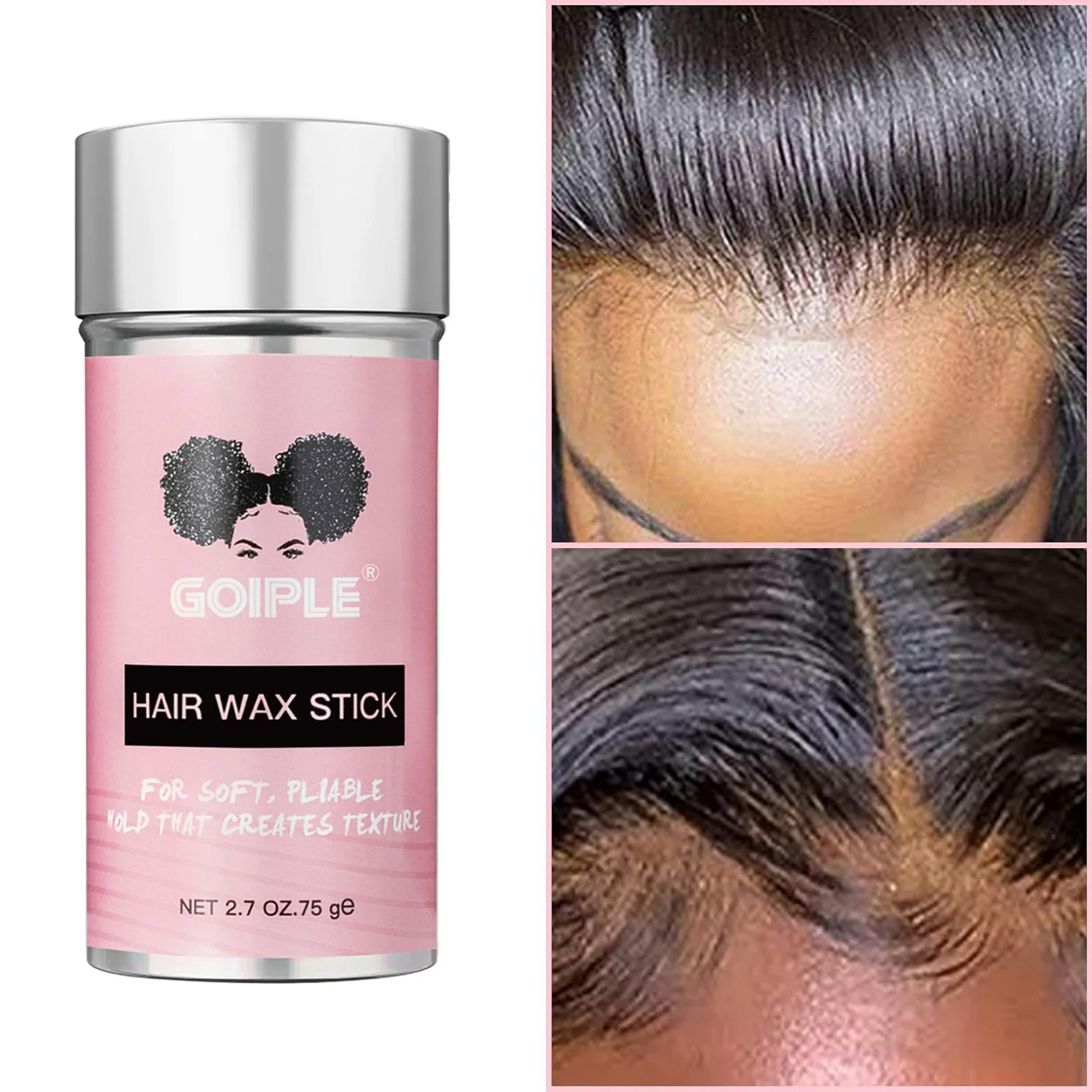 Goiple Lace Melting Spray Kit with Wig Glue Hair Wax Stick Waterproof Strong Hol