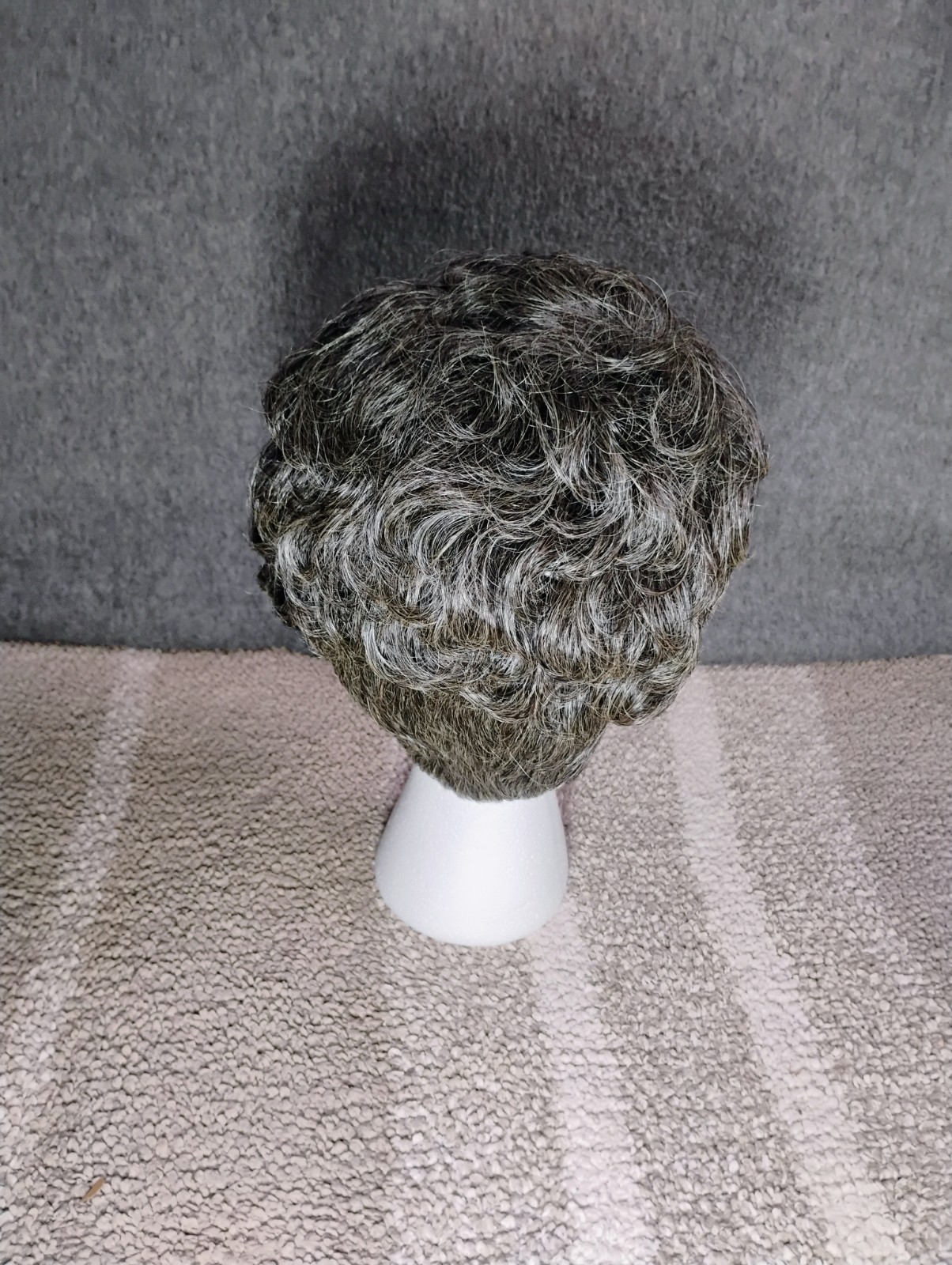 Pixie Wig Gray Salt And Pepper Ombre Full Lace Cap