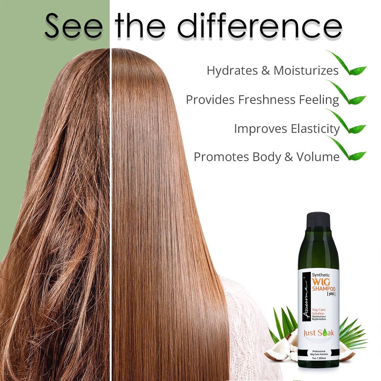 “Synthetic Wig Shampoo [Ph6] – Top Professional Wig Care Solution, Best “