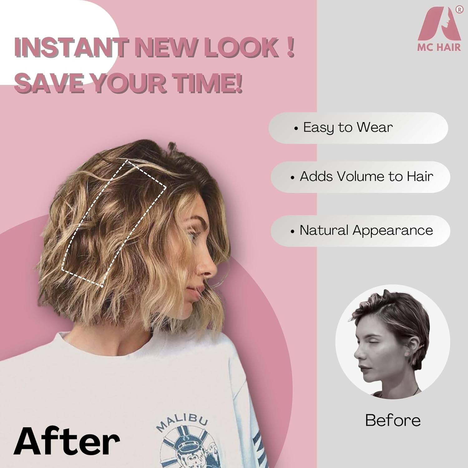 Human Hair Extensions Short Clip In Hair Pieces for Women Volume 6 Inch Dark …