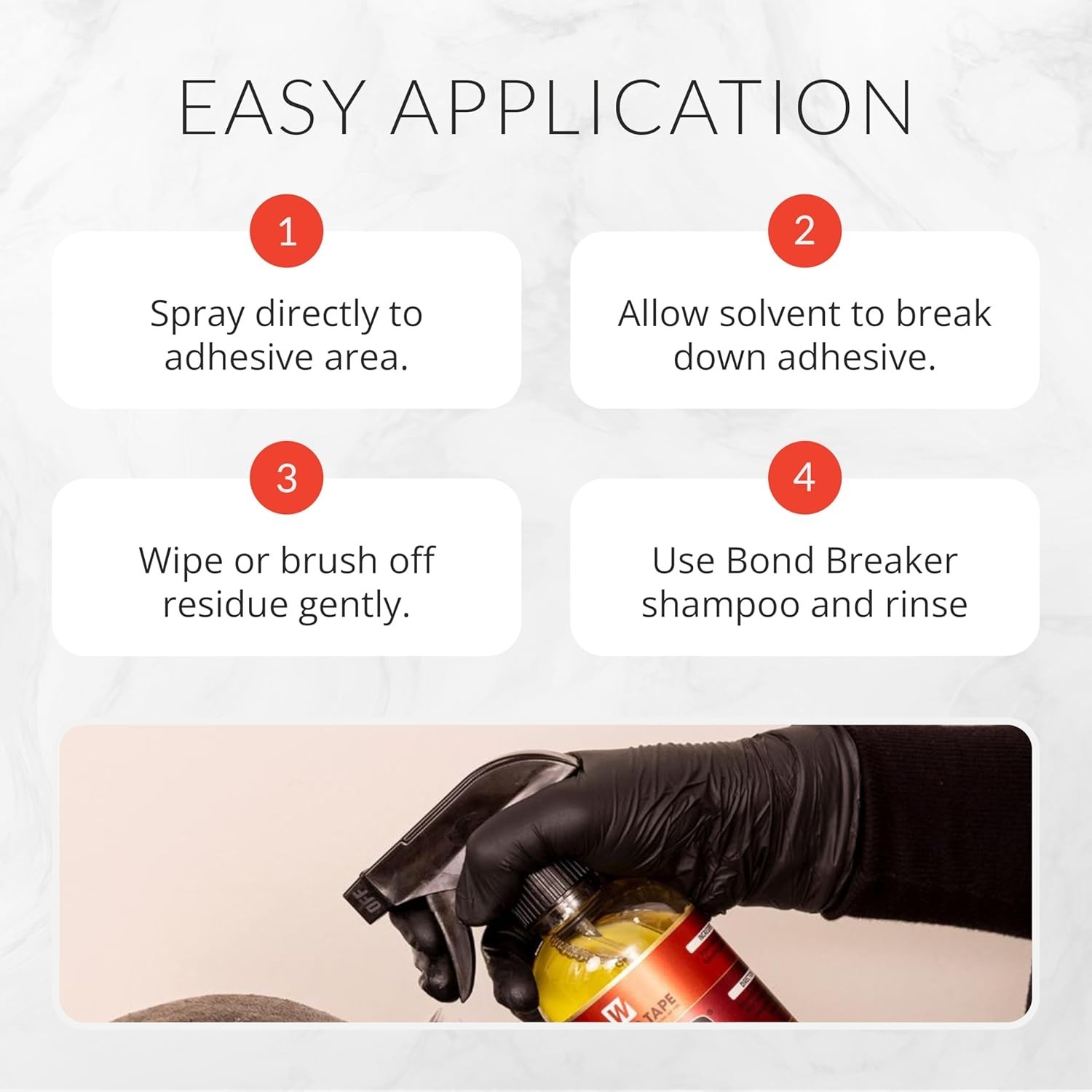 C-22 Quick Clean Adhesive Solvent Spray – 12 Oz, Ideal for Lace Wigs & Tape-ins