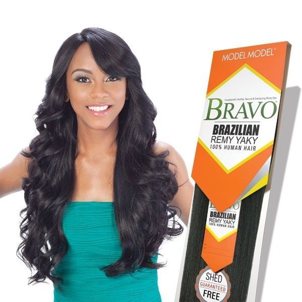 MODEL MODEL BRAVO BRAZILIAN REMY YAKY 100% HUMAN HAIR WEAVE EXTENSION 8″~18″