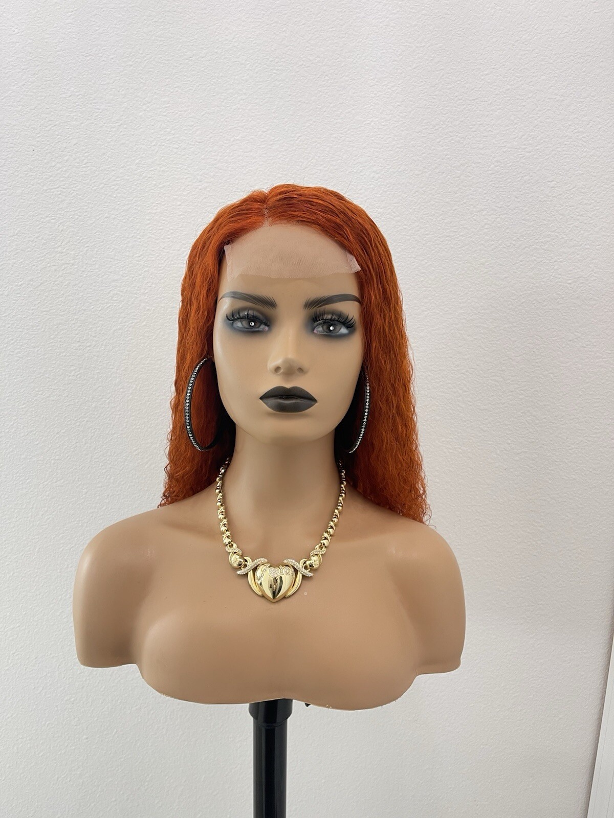 18” 4×4 Transparent Lace, Custom Colored, Human Hair, Closure wig, With Extra Ba