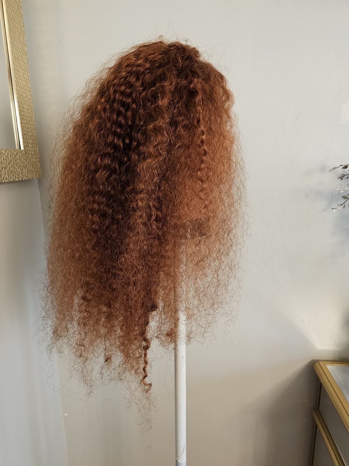 High Quality regular Top 22 to 23″ curly wavy 100% Virgin Human Hair Lace Wig