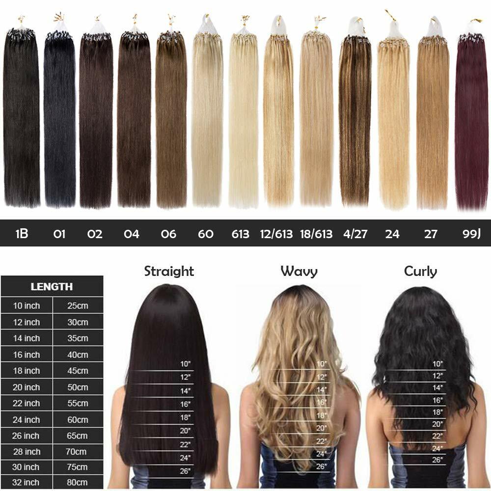 Micro Rings Loop Hair Extensions Micro Bead Link Remy Human Hair Balayage Blonde