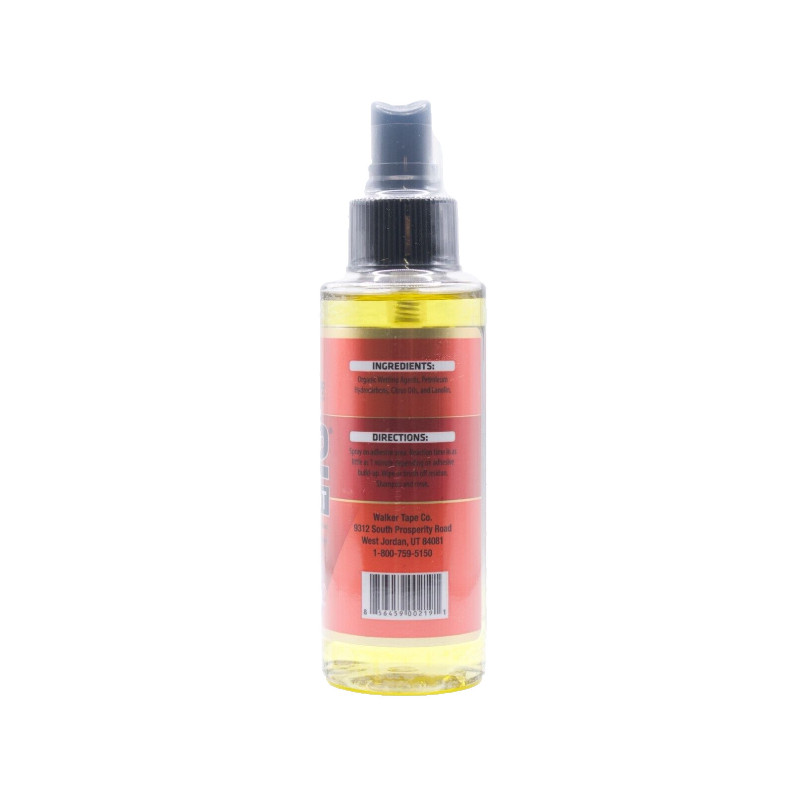 Walker C-22 Citrus Solvent, 4oz(118ml), Soft Bonds Wig Glue Remover