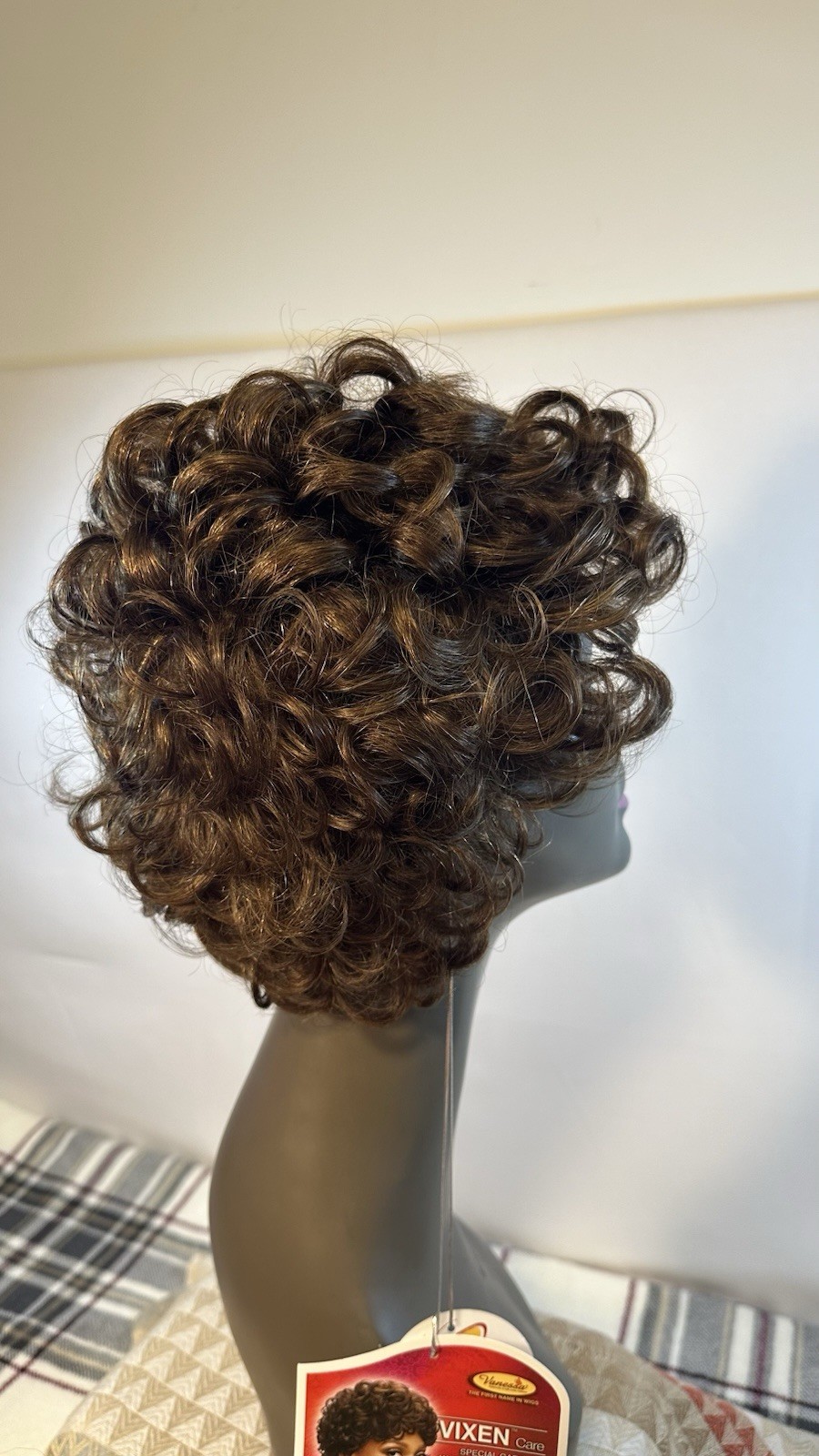 Vanessa HH Shela SP430 Short Curly Human Hair Wig Classic Cap Adjustable Strap