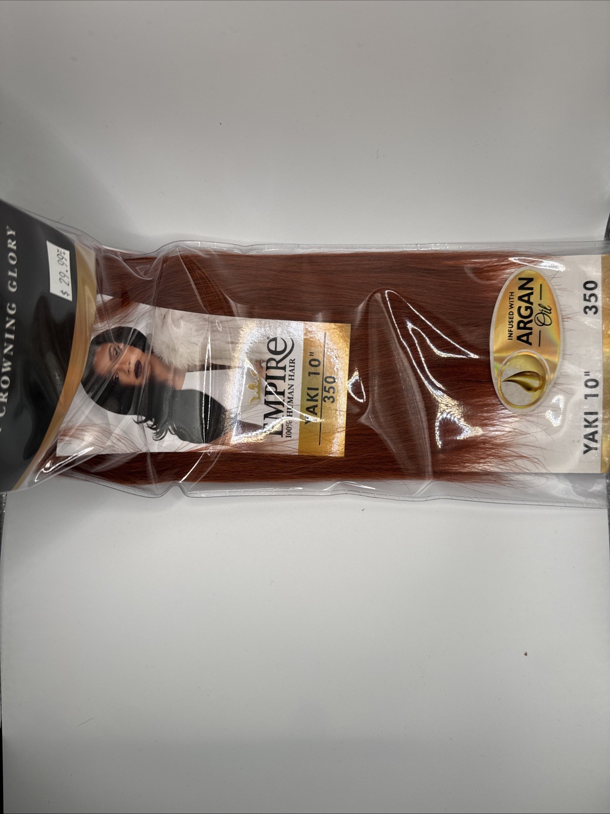 Sensationnel Empire 100% Hh Human Hair Yaki 10” Color 613