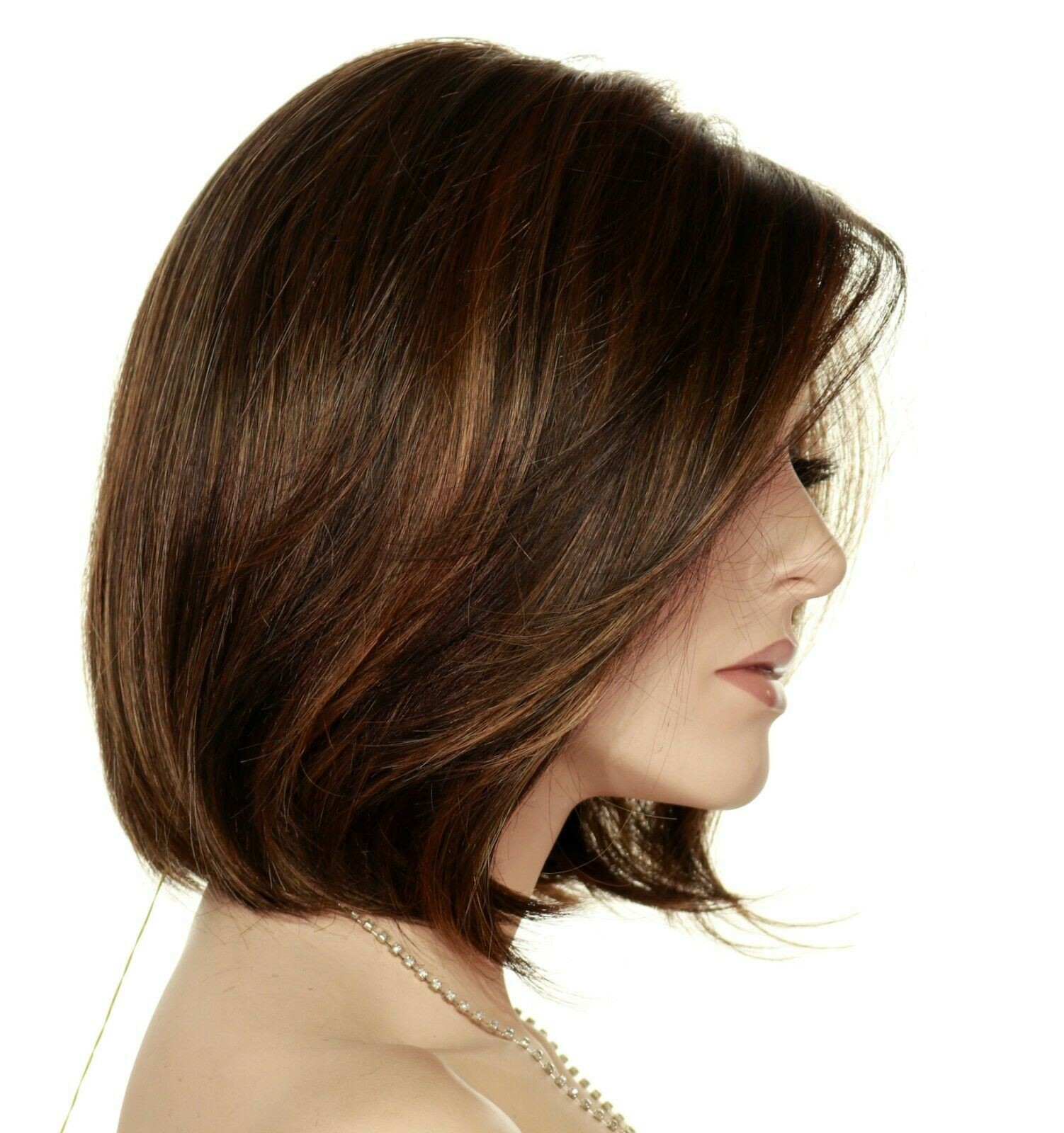 KRISTEN SMART LACE FRONT WIG RENAU COLOR FS6.30.27 TOFFEE TRUFFLE GREY BOB STYLE