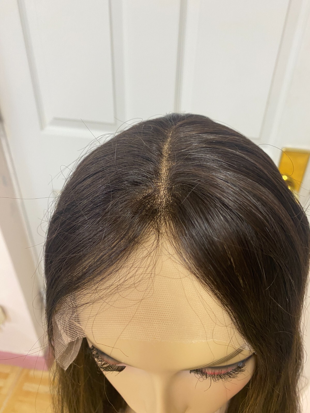 Malky Wig European Multidirectional Lace Top 18″ Straight Extra Small Layer #4/8