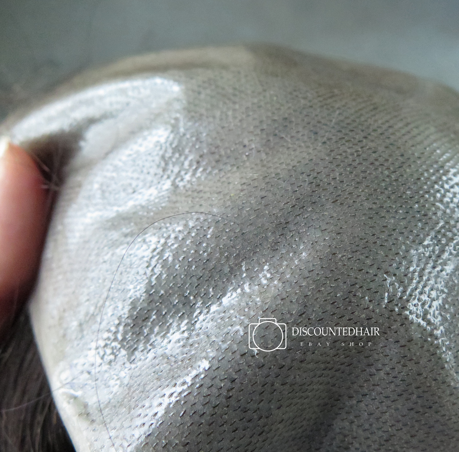New! Mens Thin Skin Hair Replacement System Natural Hairline Toupee Hairpiece 1B