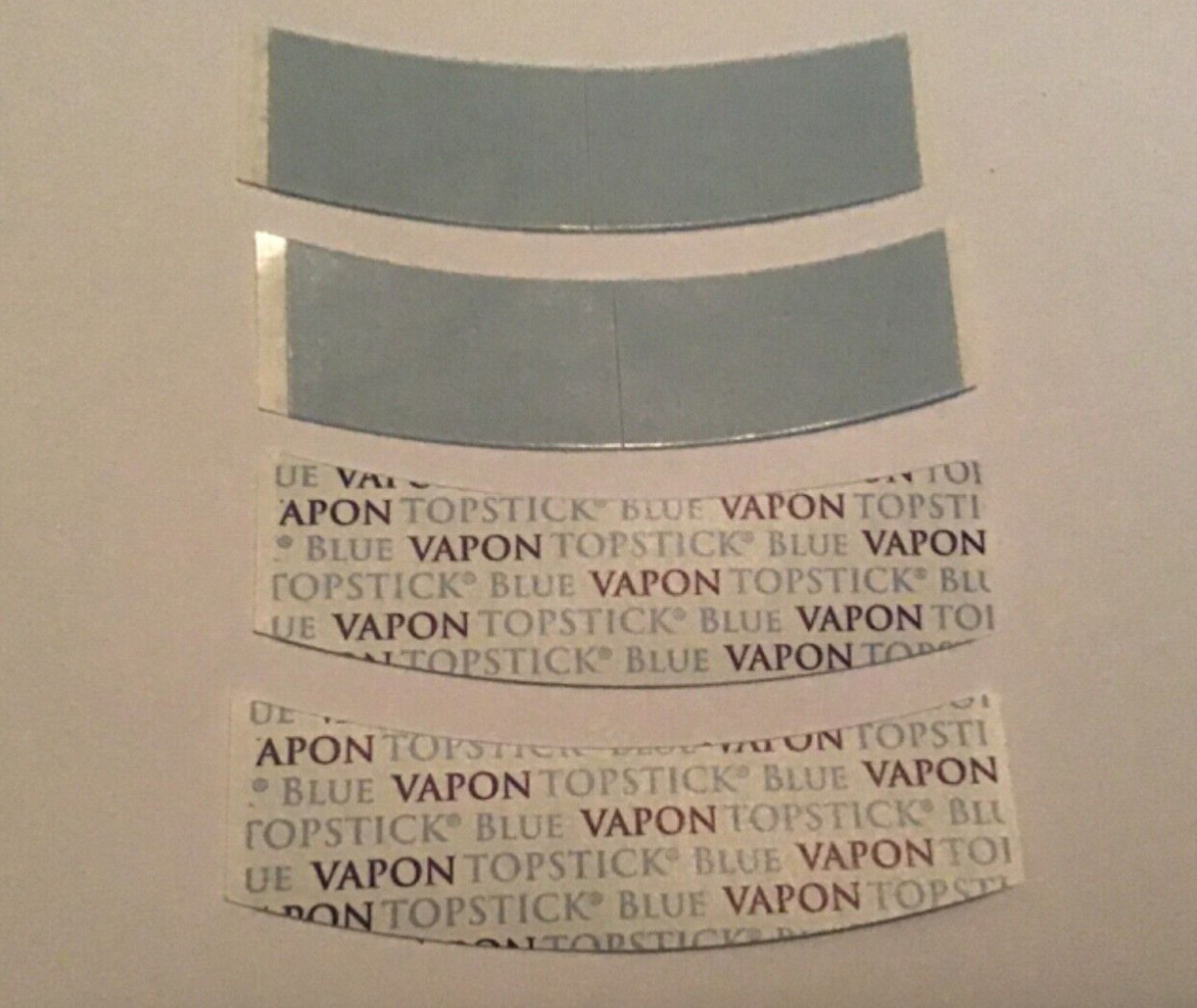 VAPON TOPSTICK Blue Liner A Curve Tape Clear,Double-sided 100 PC.Hair Piece Tape