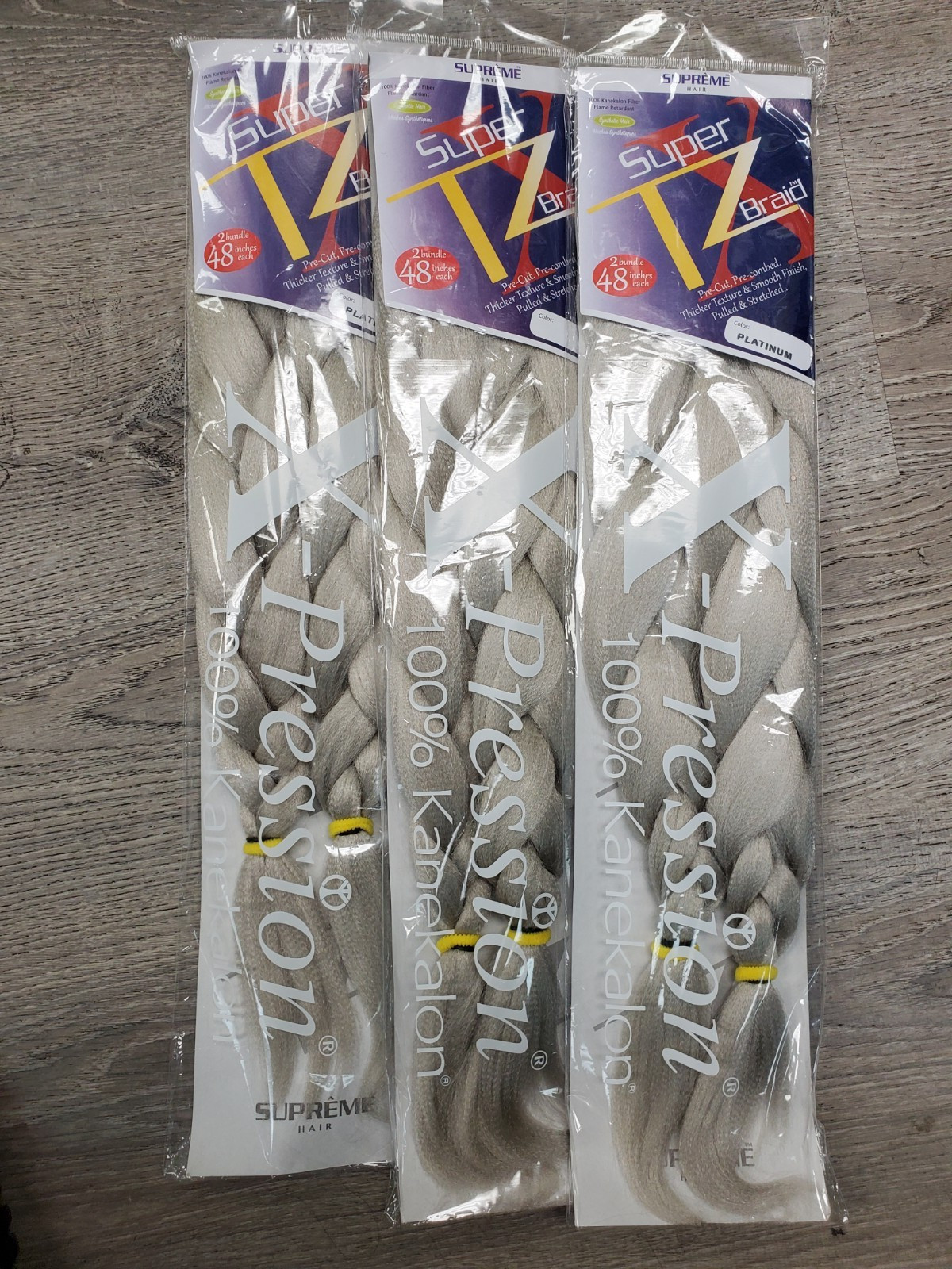 Supreme Super X TZ 2 Bundle 48” Synthetic Hair 100% Kanekalon [PACK OF 3]