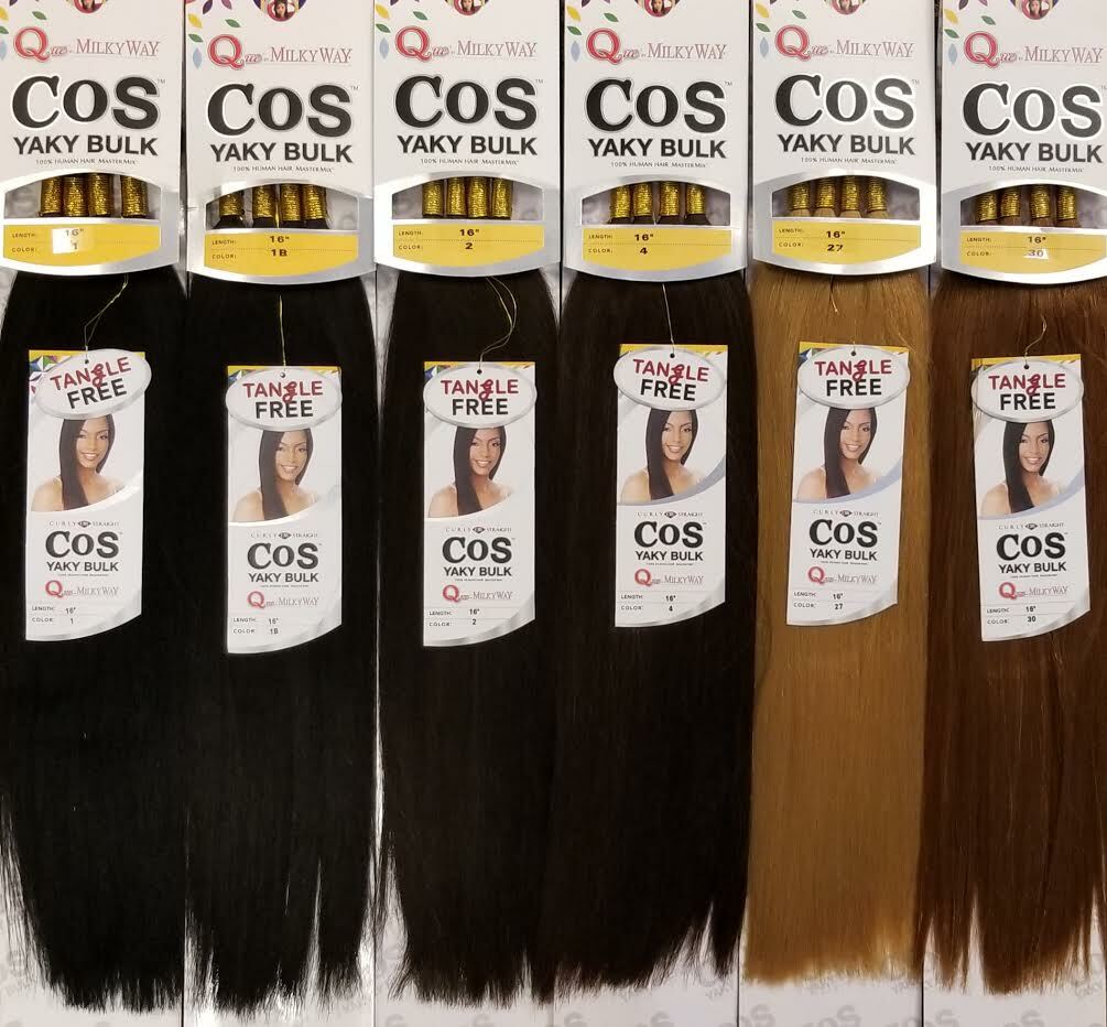 Milky Way Human Hair Master Mix for Braiding COS YAKY BULK -closeout sale!!