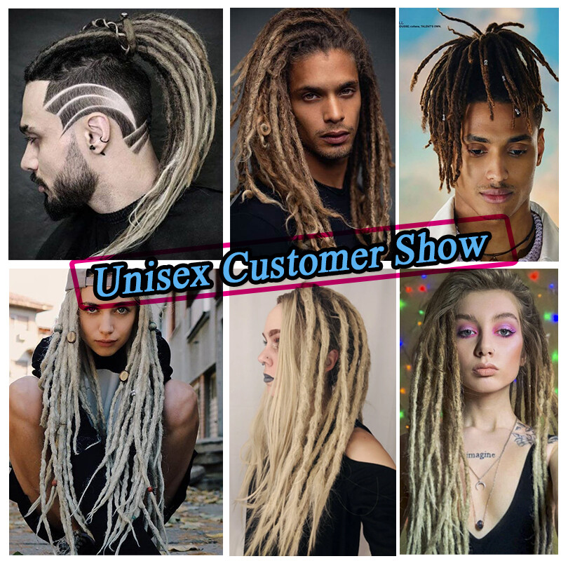 Reggae Single Ended Dreadlocks Extensions Synthetic Dreads Crochet Braid Hair US