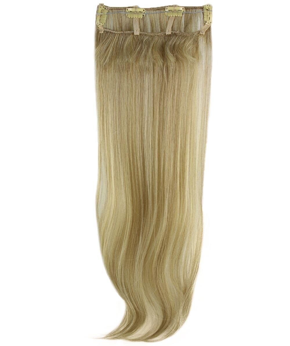 Adult Women’s Straight Blonde High Heat Clip-In Extension (24 in),ST-006