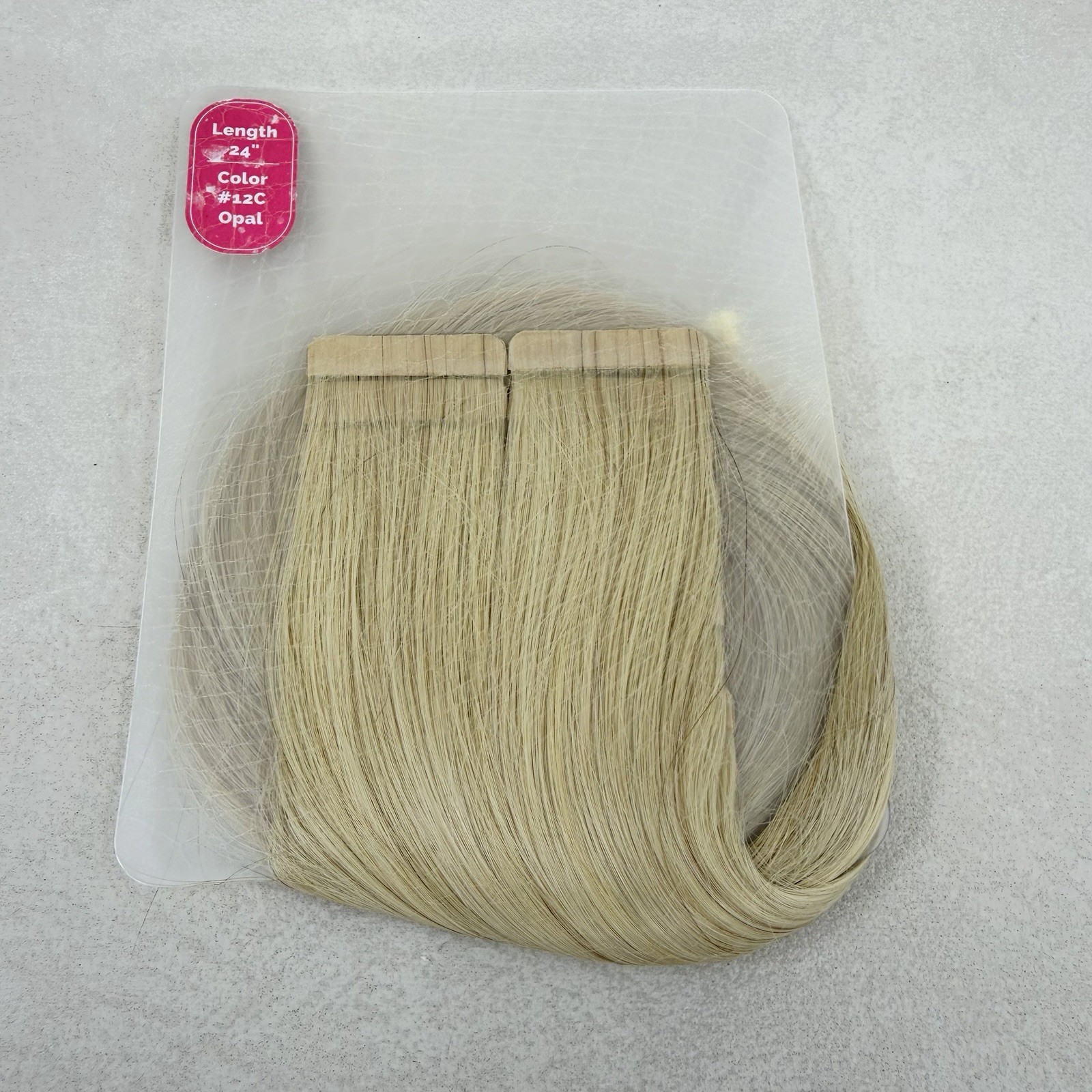 Hotheads Tape-In Extensions LUSH Originals 24” 20 Pieces OPAL #12C New Remy Hair