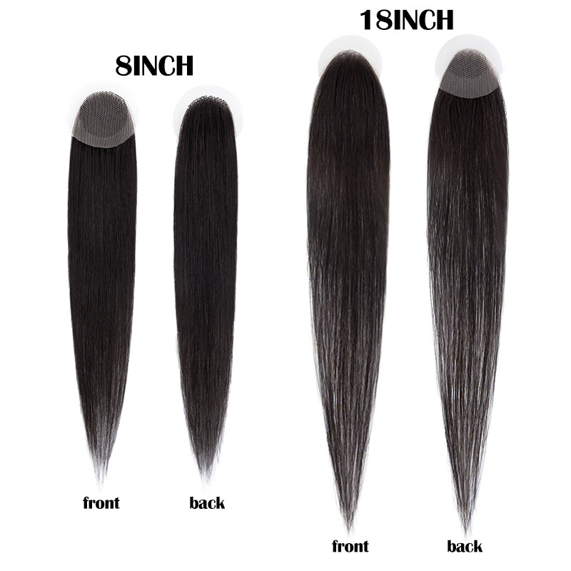 Human Hair Patch Full Lace Cover-up Topper Hairpiece for Women’s Alopecia Areata