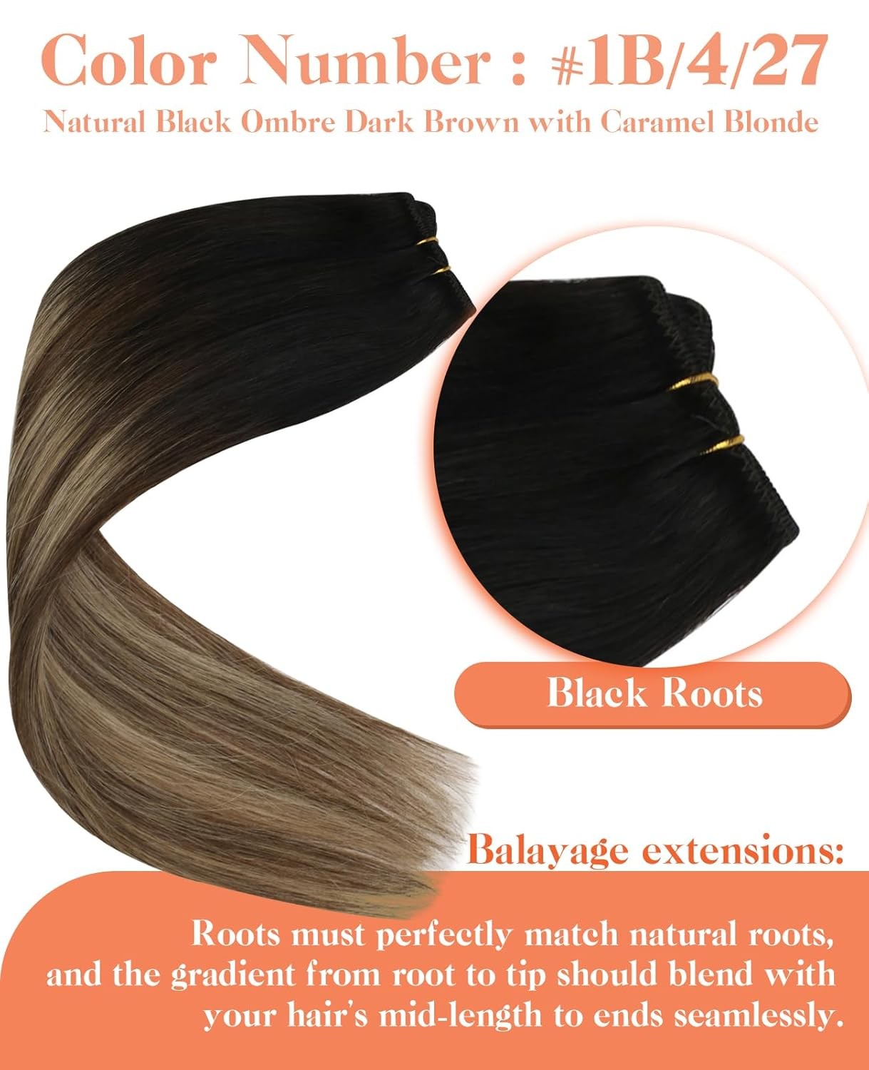 Sunny Hair BEADED 20in Brown/Platinum Blonde Hair Extensions – MB_6-60-6_20_50G3