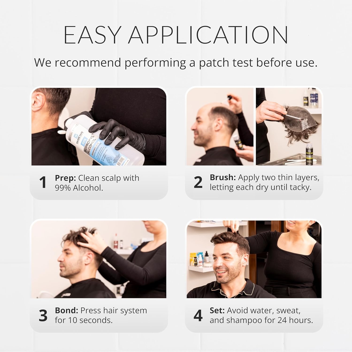 Ultra Hold Brush-On Adhesive 3.4 oz, Waterproof Clear-Drying Wig Glue for Lac…