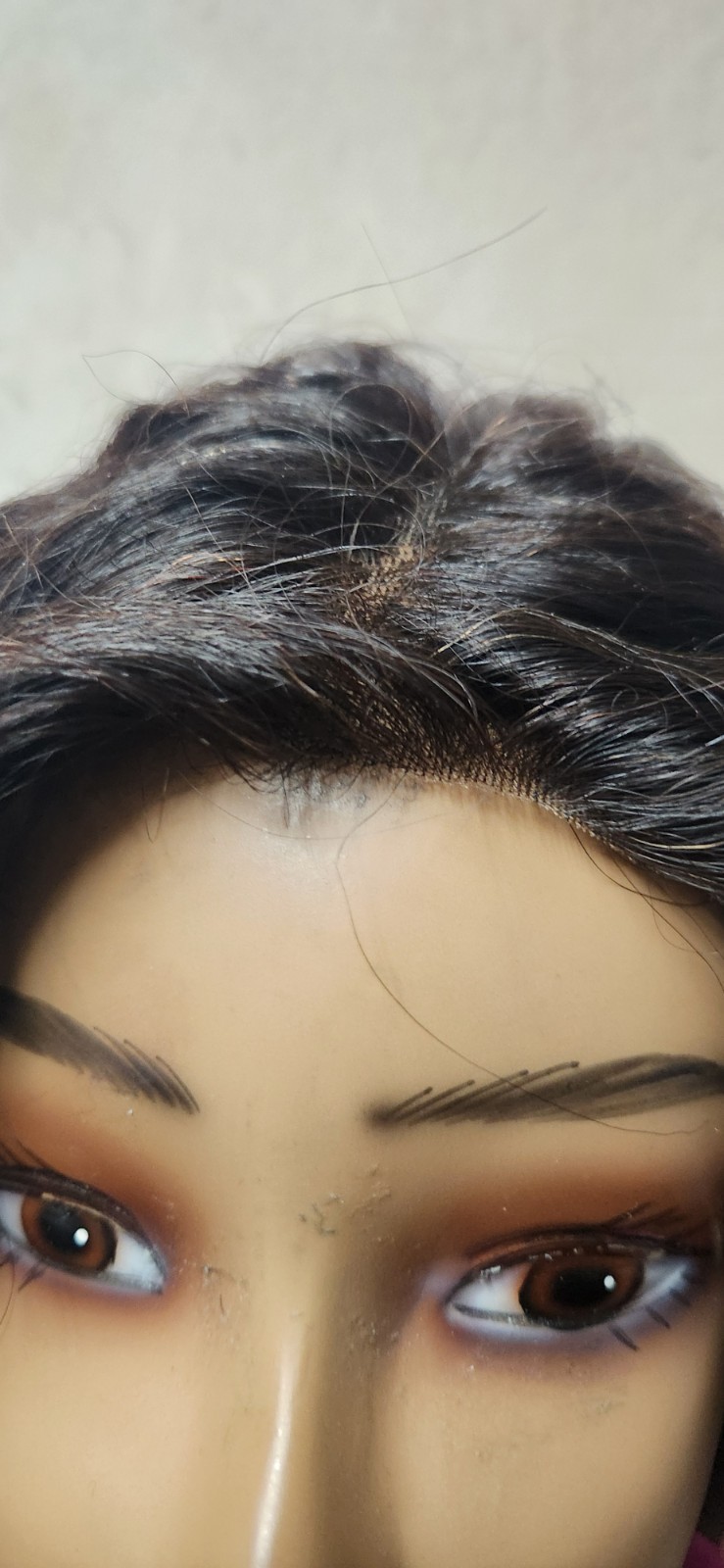 Brazilian 18″ Straight Pre Cut Lace 100%Human Hair 4X4 Closure Wig Cap Size 25