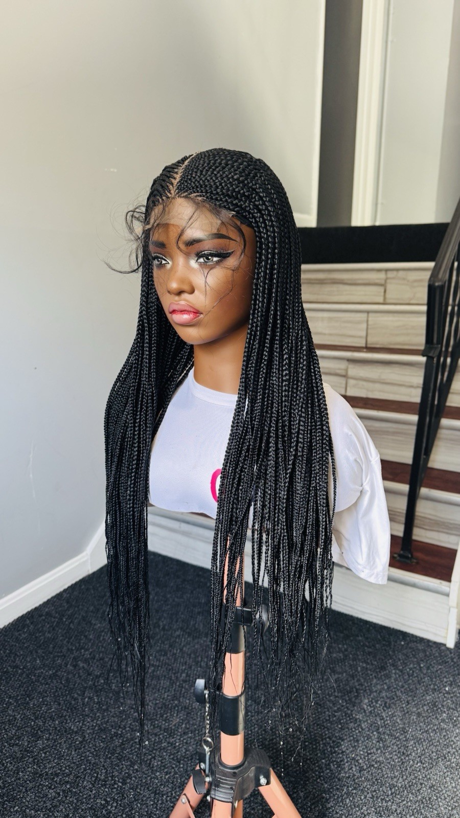 braided wig closure Easy Wear Ready To Ship