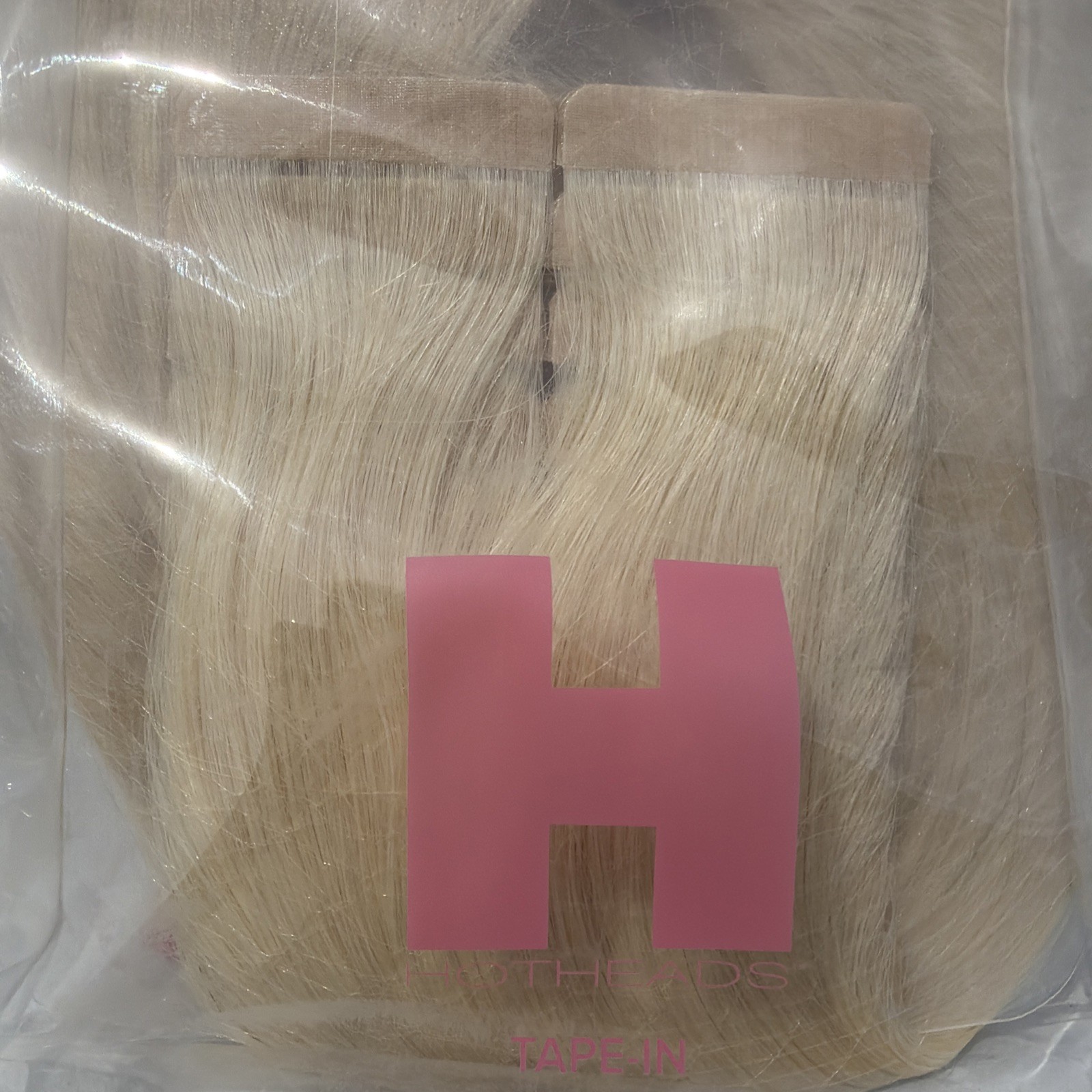 Hotheads Tape In Extensions LUSH Originals 16” 20 Pieces Topaz #60C Blonde NEW