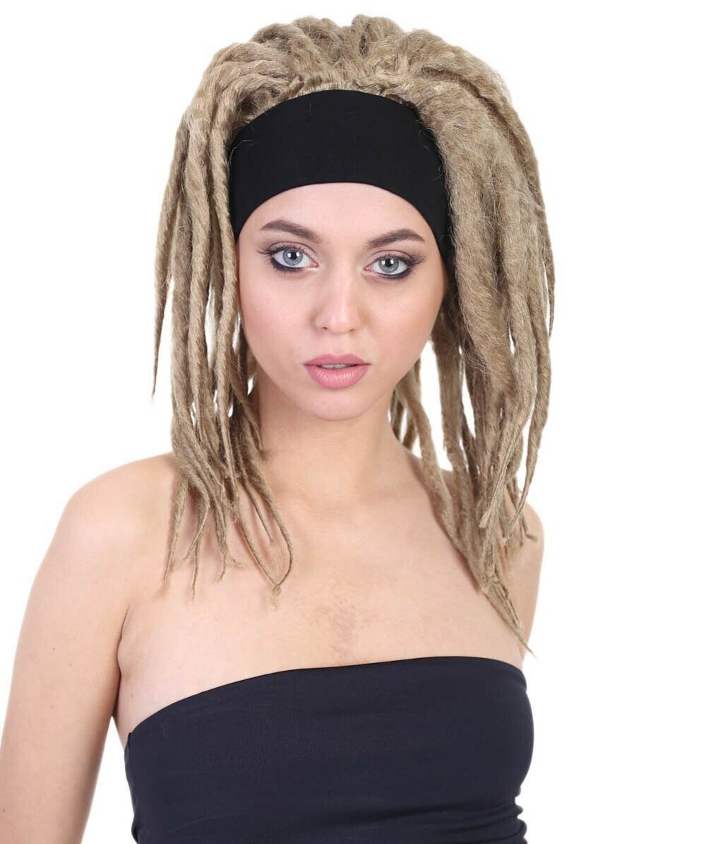Adult Women’s Deluxe Brown Dreadlocks Wig,HW-1522A