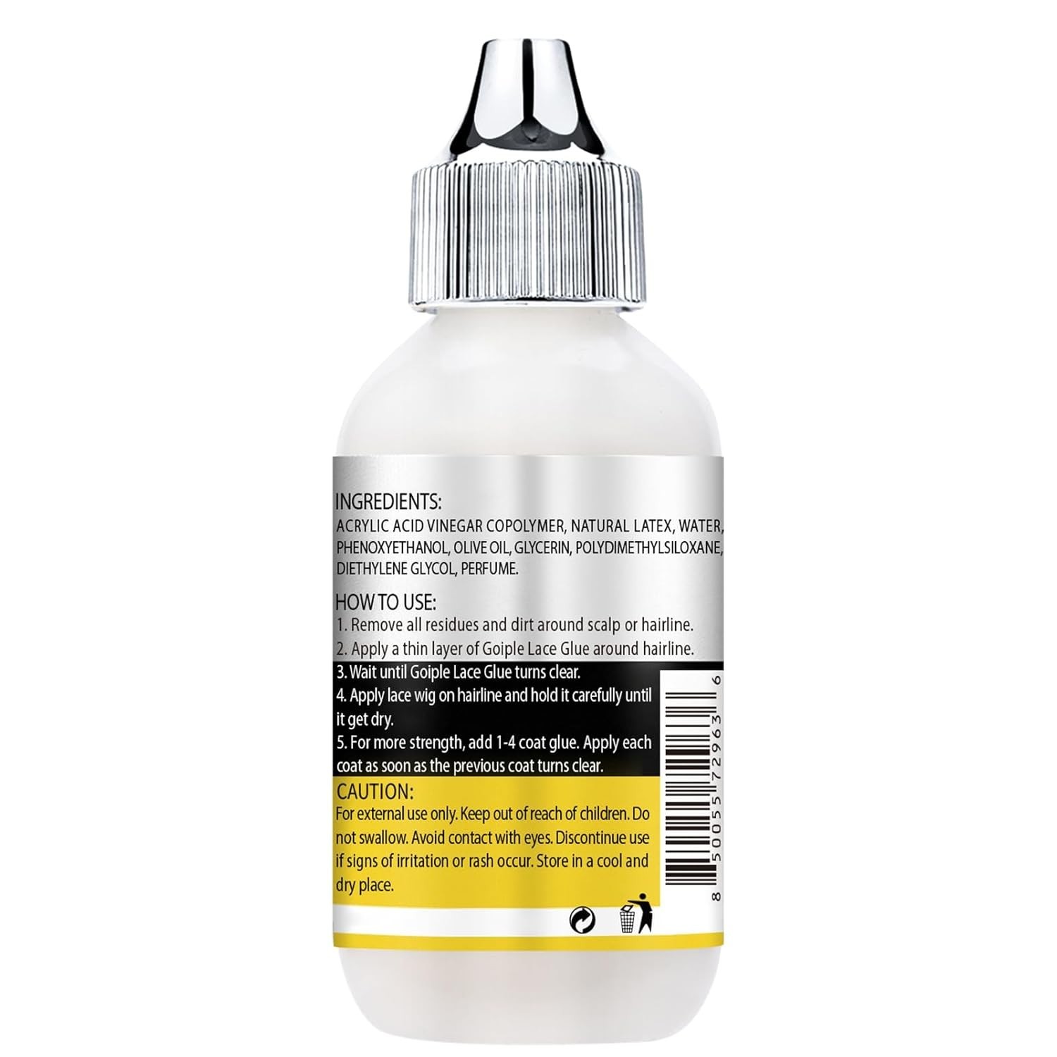 Wig Glue for Lace Front Wigs, Waterproof Lace Front Wig Adhesive & Silicone A…