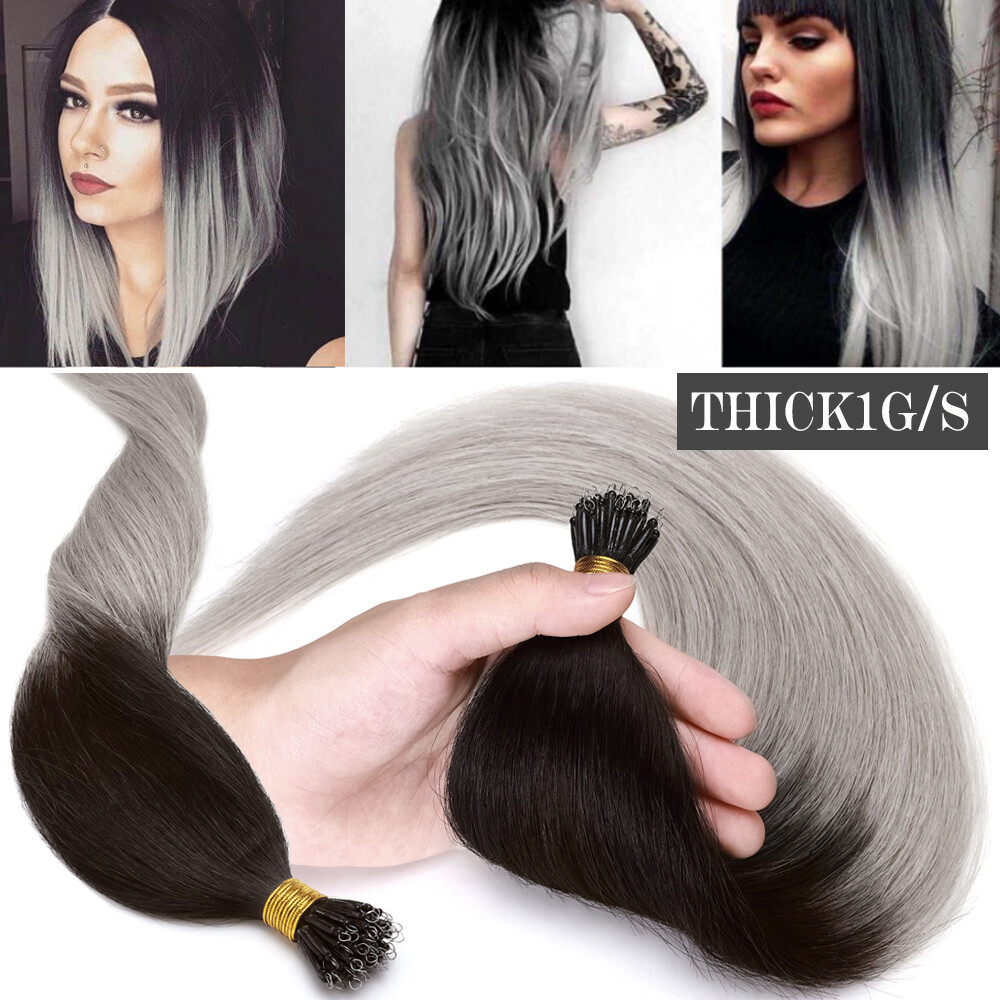 200PCS Thick 100% Remy Human Hair Extensions Nano Ring Micro Loop Beads Caramel