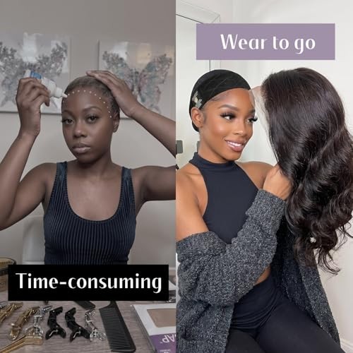 Wig Grip Band, Headband for Keeping Wigs in Place, Black, 2 Pieces