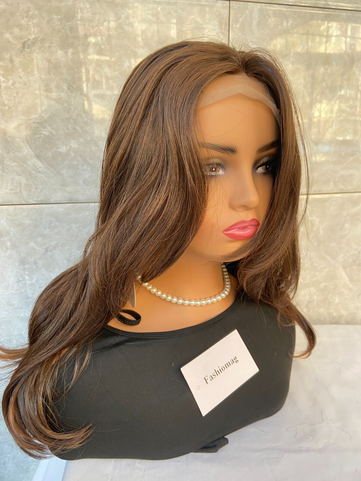 Long Straight Lace Front 100% Human Hair Blend Heat Ok Wigs Women Super Natural