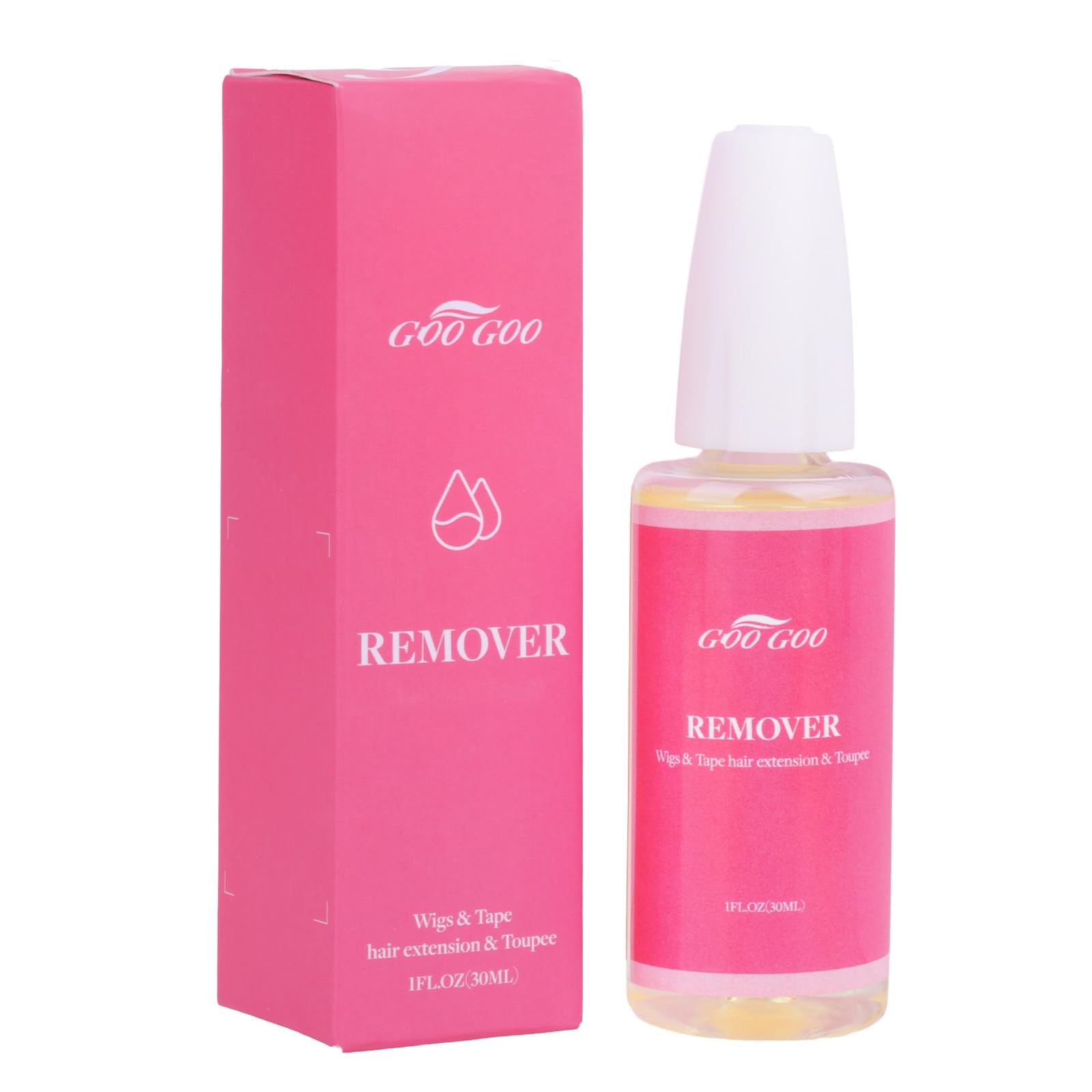 GOO Tape in Extension Remover, Wig Glue 30ml, wig glue remover