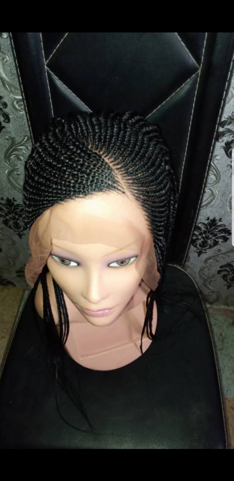 Braided Wig :Beautiful Slash braids cornrow wig.Pre- order only 2-3WEEKS