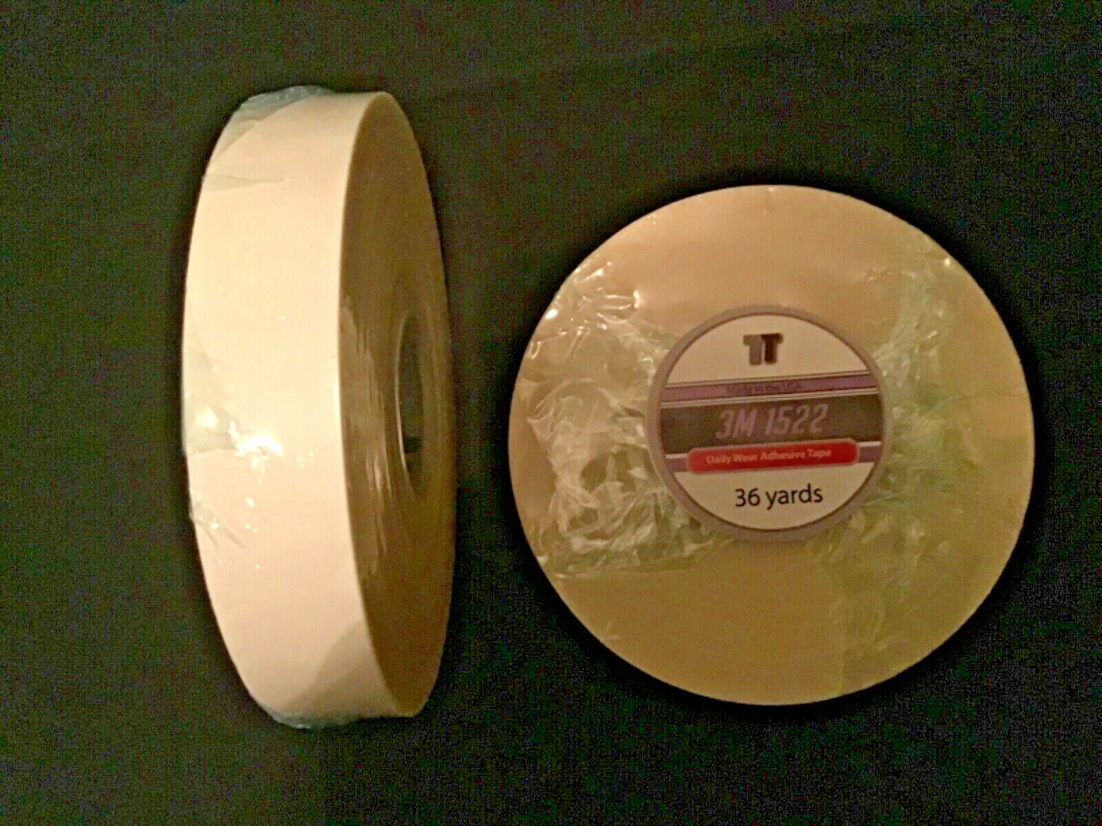 True Tape 3M Clear 3/4″x 36 yards #1522 Daily Wear Tape for Hair Piece & Wigs.