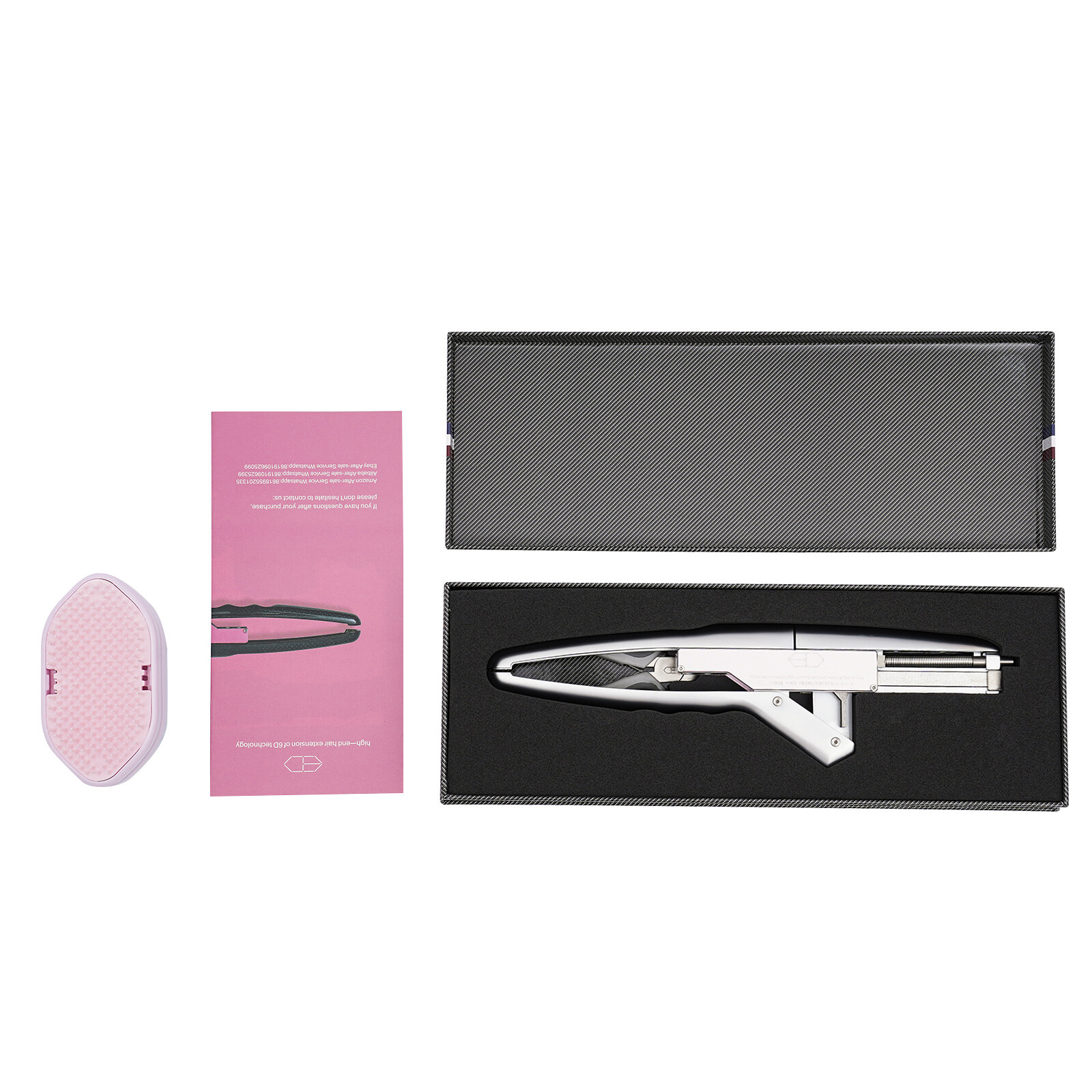 6D Human Hair Extension Machine Sets Salon Fusion Metal Connector Tool Kits