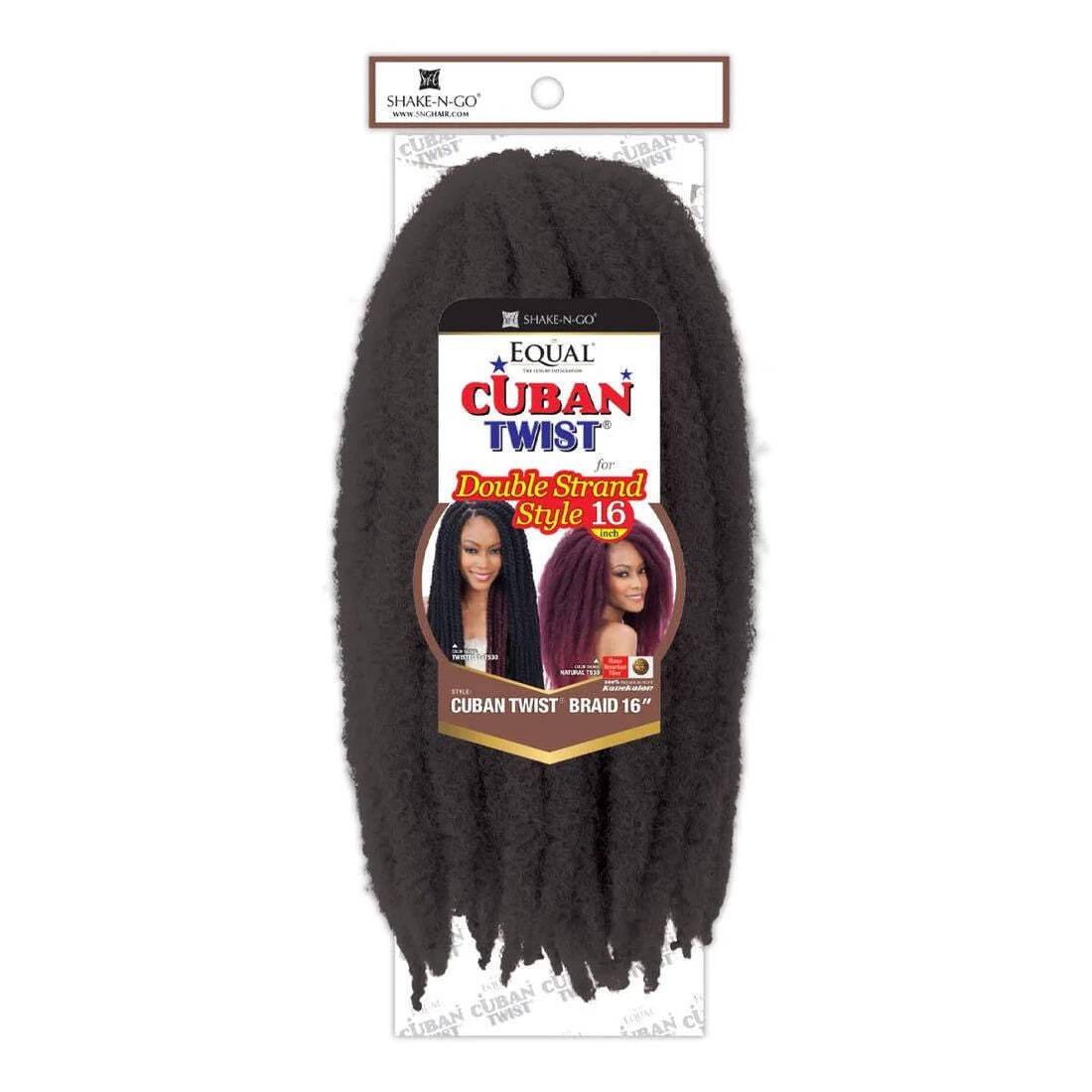 SHAKE-N-GO – FREETRESS EQUAL 3X CUBAN TWIST 16″