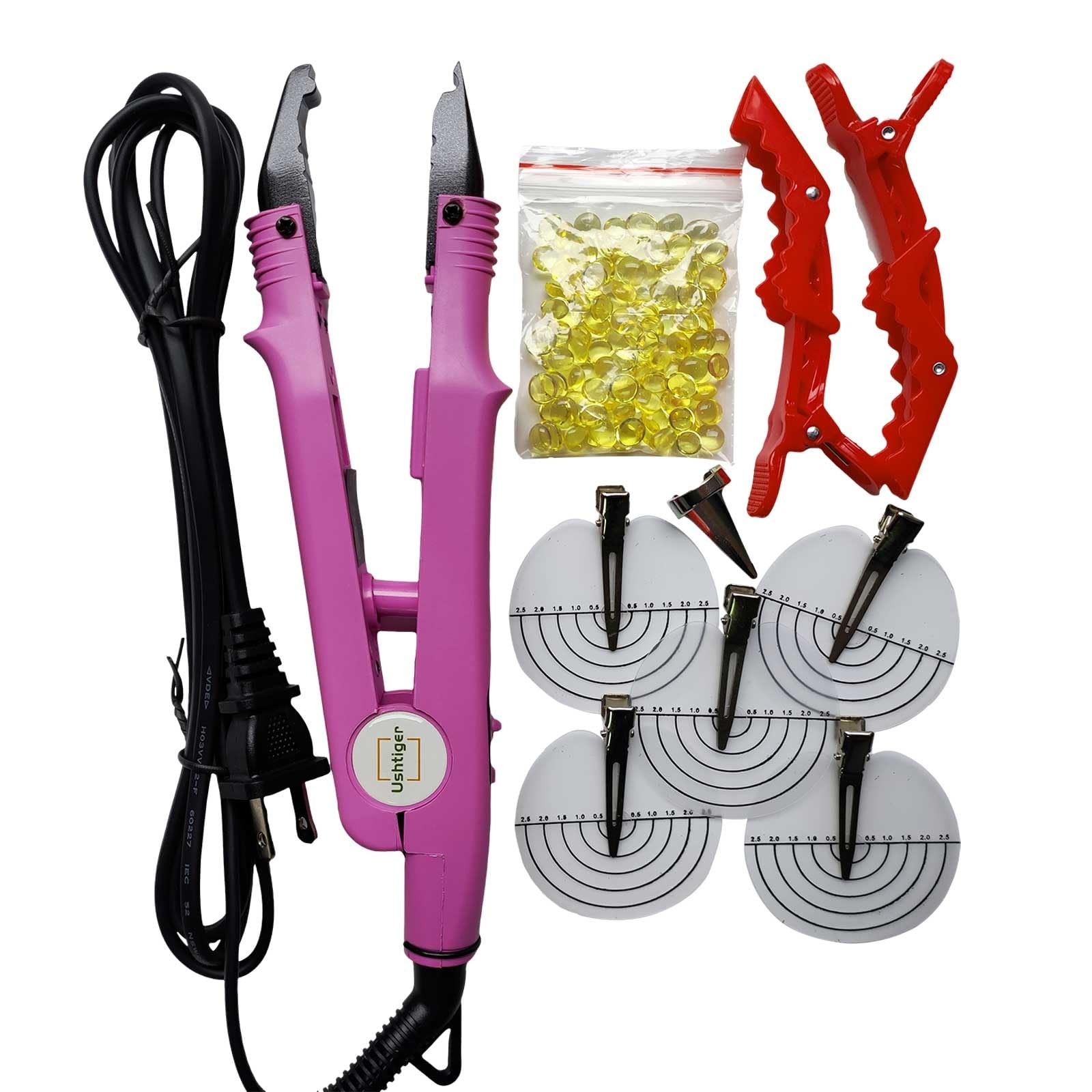 Pro Hair Extension Fusion Tool Iron Connector Heat up for Seamless Bonding K Tip