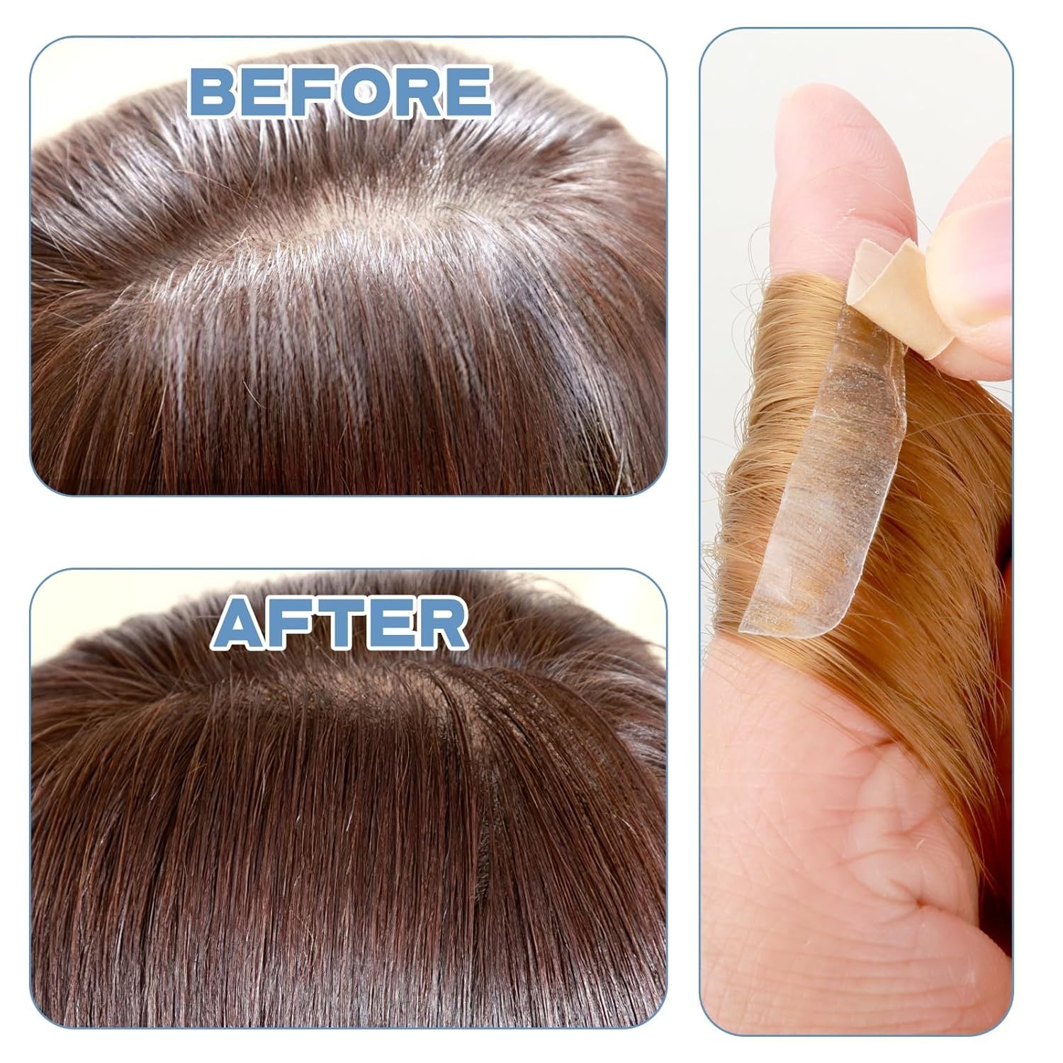 144PCS Double-Sided Hair Extension Tape Tabs: Waterproof, Invisible & Durable