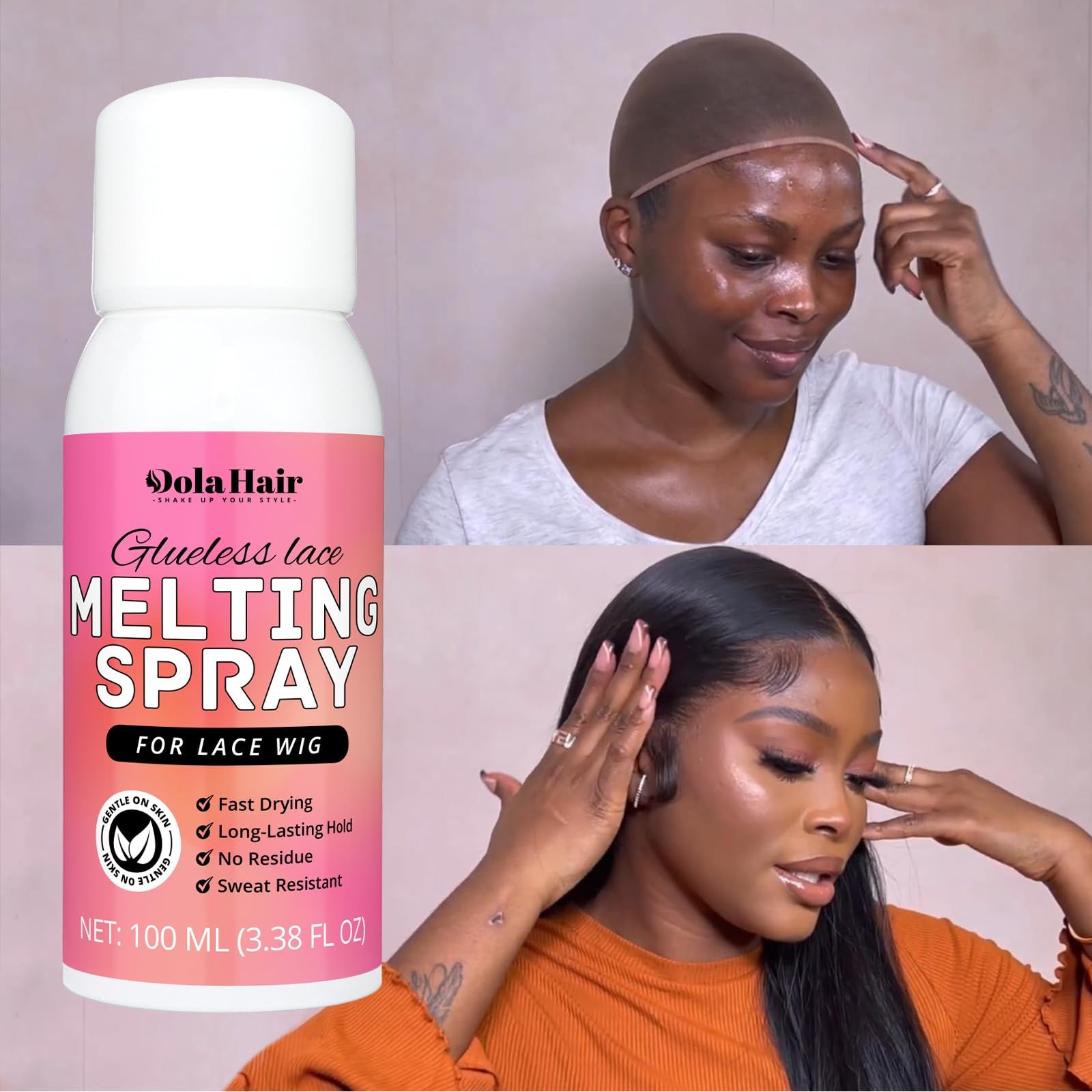 Lace Glue Kit – Complete Set with Lace Tint Mousse, Wig Installation & Meltin…