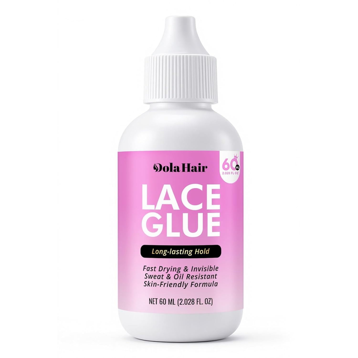 Lace Wig Adhesive Kit – 2 Oz Waterproof Strong Hold for Natural Looks