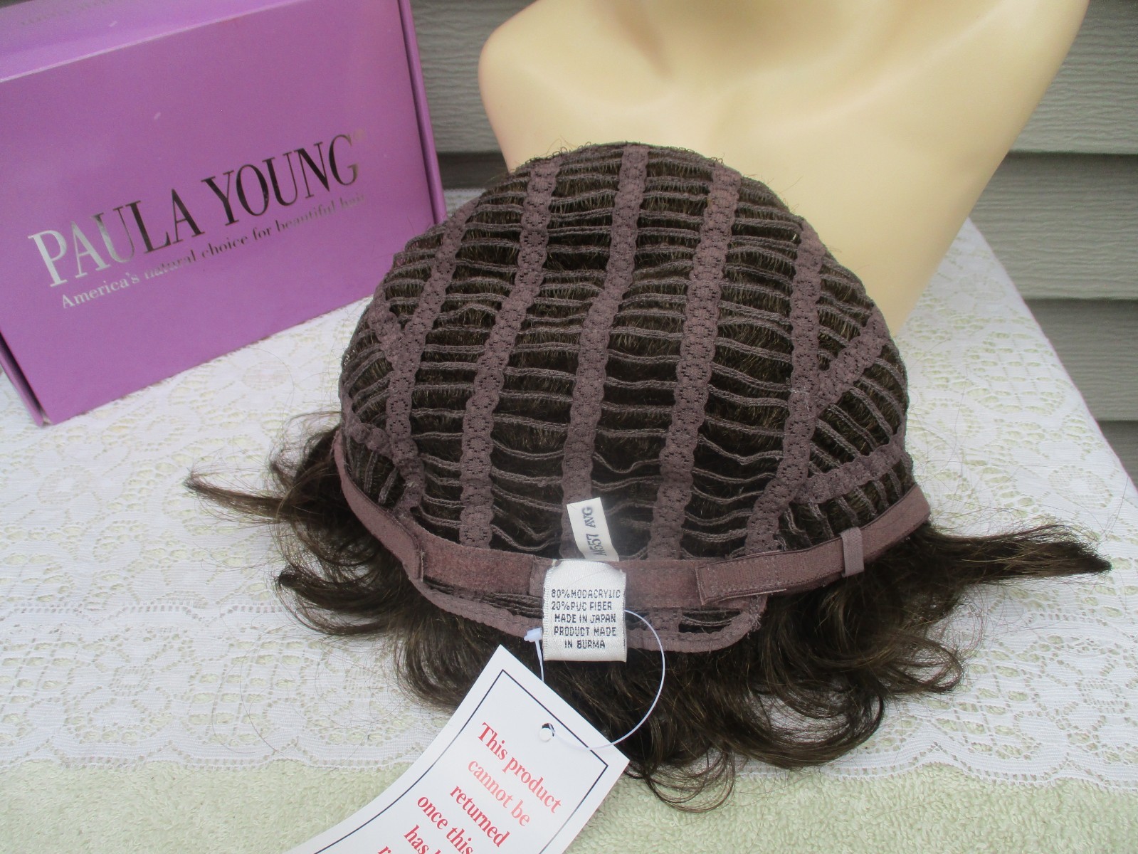 Paula Young Wig DANI Color #8 MEDIUM BROWN Layered Style UNWORN Read