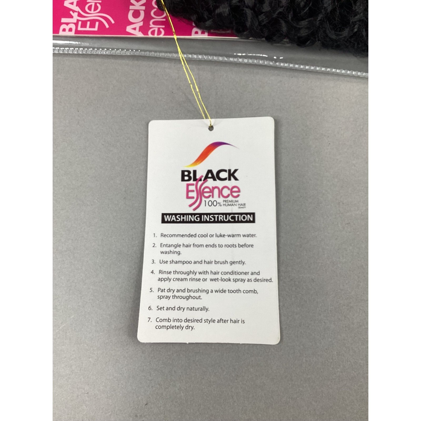 12″ Short Jerry Curl Color #1 Jet Black Blended Hair Extensions Track