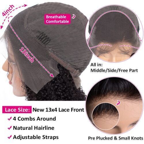 13×4 Balayage Honey Blonde Human Hair Lace Frontal Brazilian Short Bob Wave Wigs