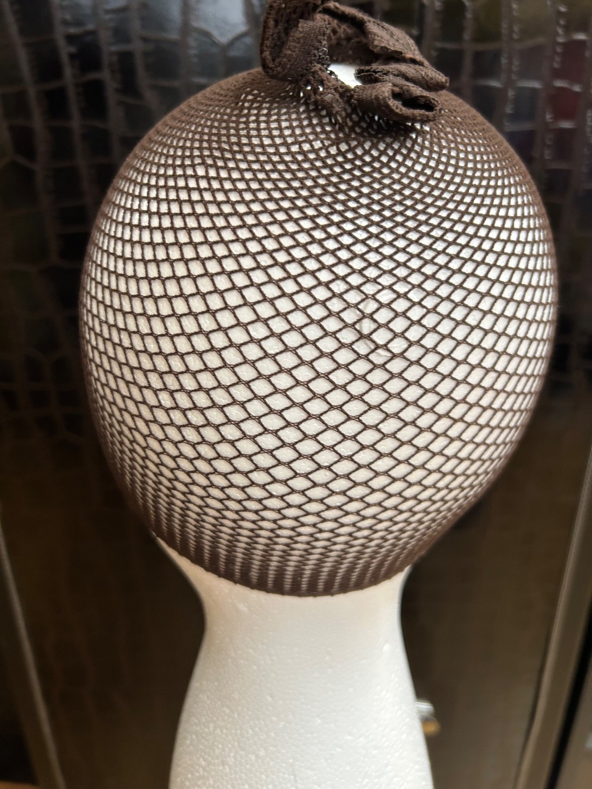 OPEN TOP WIG LINER CAP – DARK BROWN – MESH FABRIC – PACK OF 3