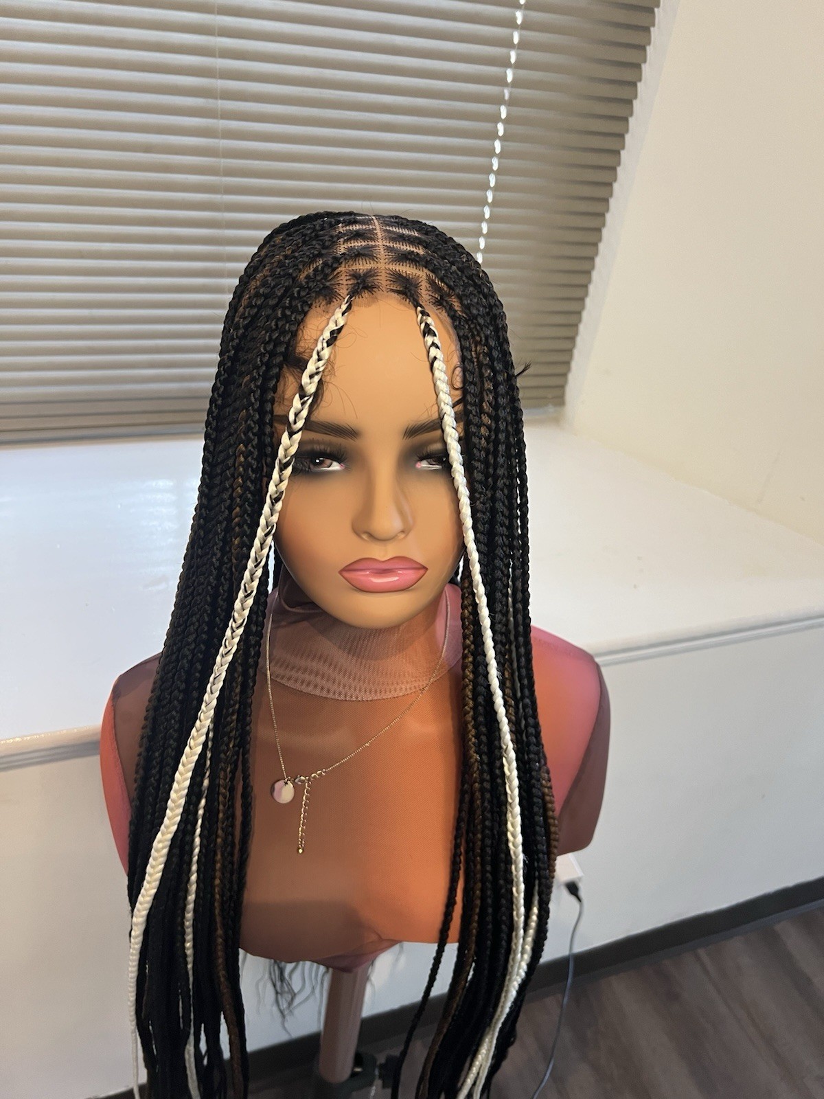 Multi Color Medium Box Braids, Ready To Be Shipped Next Day. (Free Shipping)