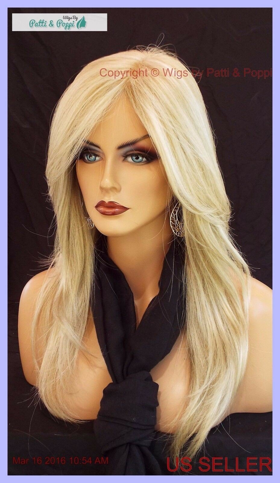 SHILO NORIKO RENE OF PARIS MONOTOP WIG STUNNING SEDUCTIVE STYLE CLR CREAMY BLOND