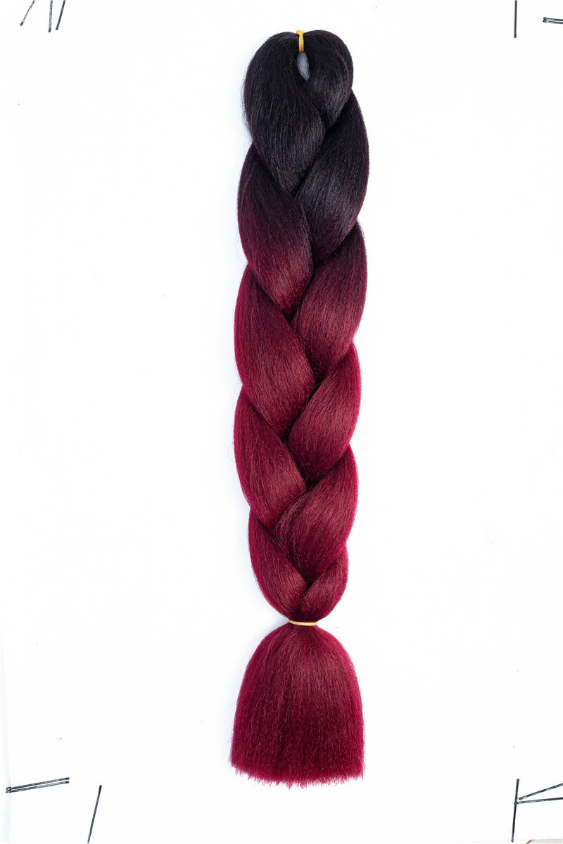 24″ Ombre Jumbo Synthetic Braiding Hair Extensions 100g
