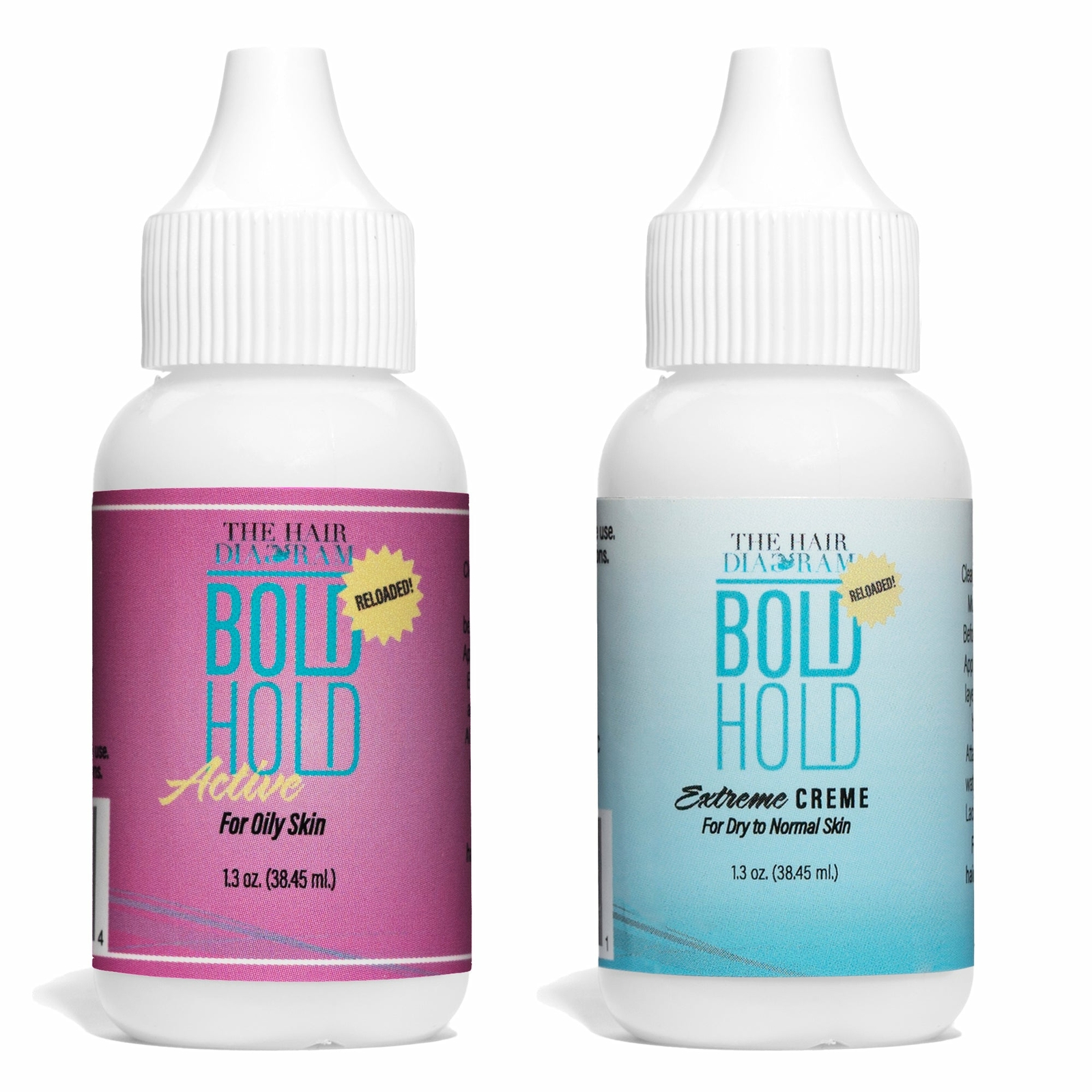 Bold Hold Extreme Creme & Active Combo Reloaded – Lace Glue/ Wig Adhesive 1.3 oz